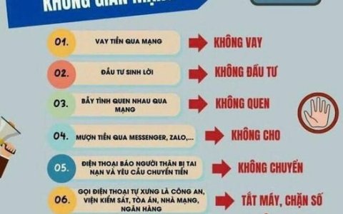 NHỮNG VIỆC LÀM TRÁNH BỊ LỪA ĐẢO TRÊN KHÔNG GIAN MẠNG