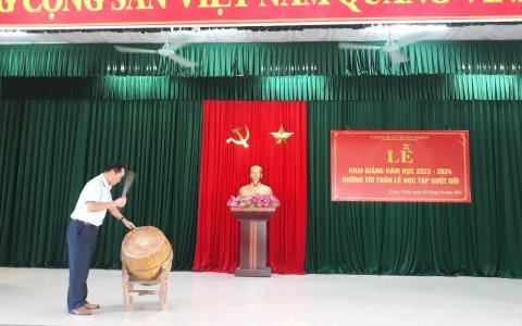 Xuân Thiên khai giảng Trung tâm học tập cộng đồng năm học 2023 - 2024
