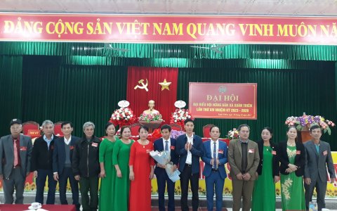 HỘI NÔNG DÂN XÃ XUÂN THIÊN TỔ CHỨC ĐẠI HỘI, ĐẠI BIỂU LẦN THỨ XIV NHIỆM KỲ 2023 - 2028