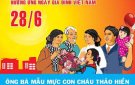 BÀI TUYÊN TRUYỀN HƯỞNG ỨNG NGÀY GIA ĐÌNH VIỆT NAM 28.6