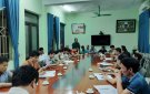 Xã Xuân Thiên giao ban công tác phòng chống thiên tai